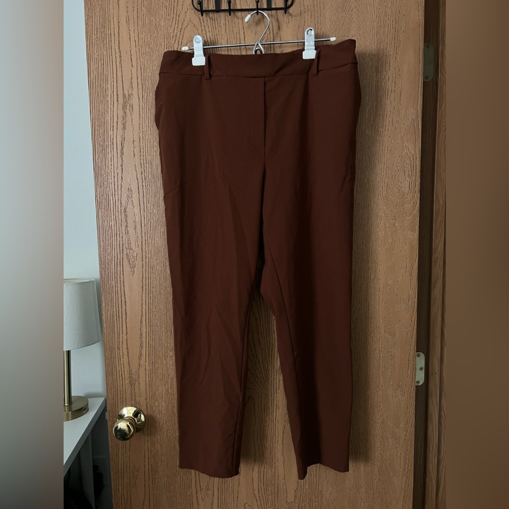 Rust/Brunt Brown Dress Pants